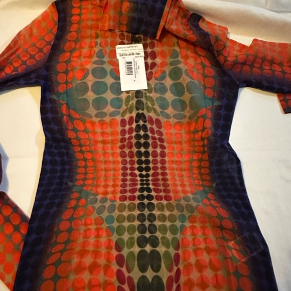 Jean Paul Gaultier Orange Dots Turtleneck - Picture 11 of 12